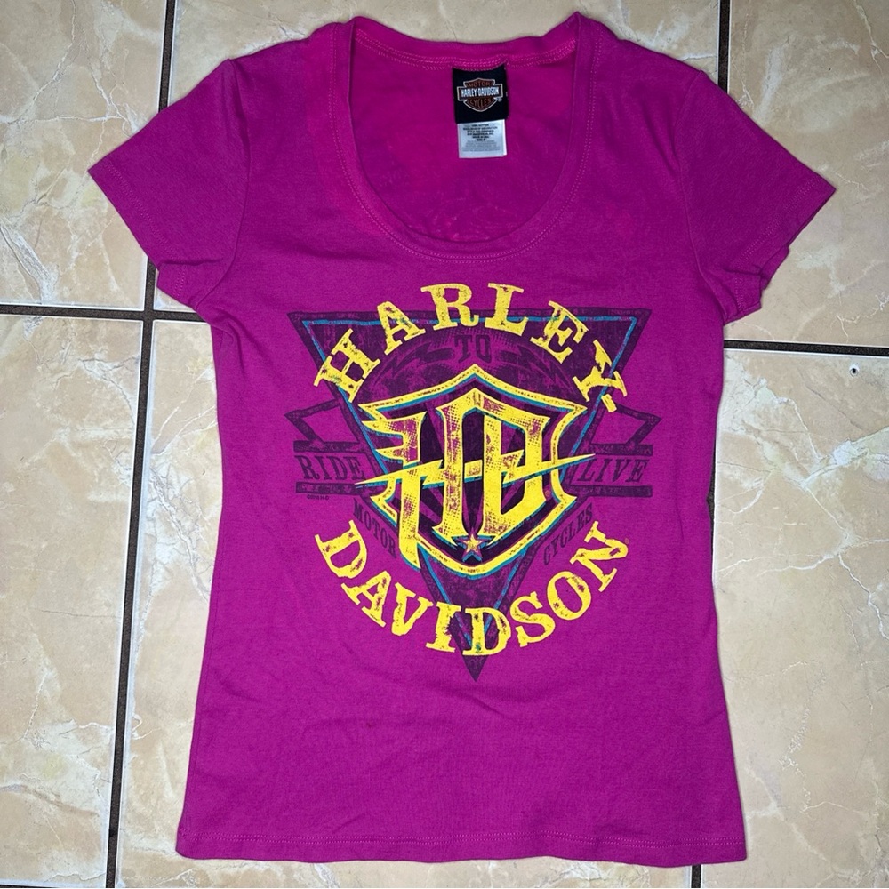 Harley-Davidson Women’s Shirt Pink Size Small